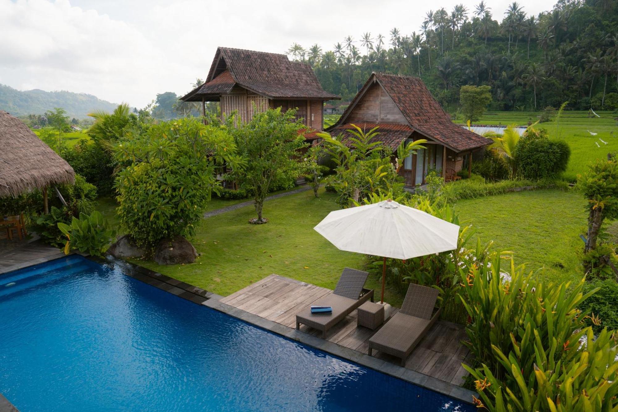 Kubu Sakian Villa And Restaurant Sidemen Silebeng Dış mekan fotoğraf