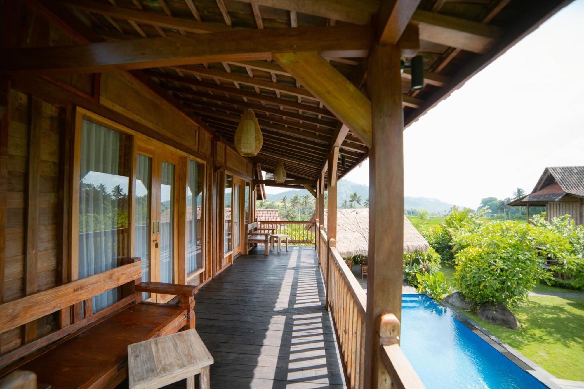 Kubu Sakian Villa And Restaurant Sidemen Silebeng Dış mekan fotoğraf