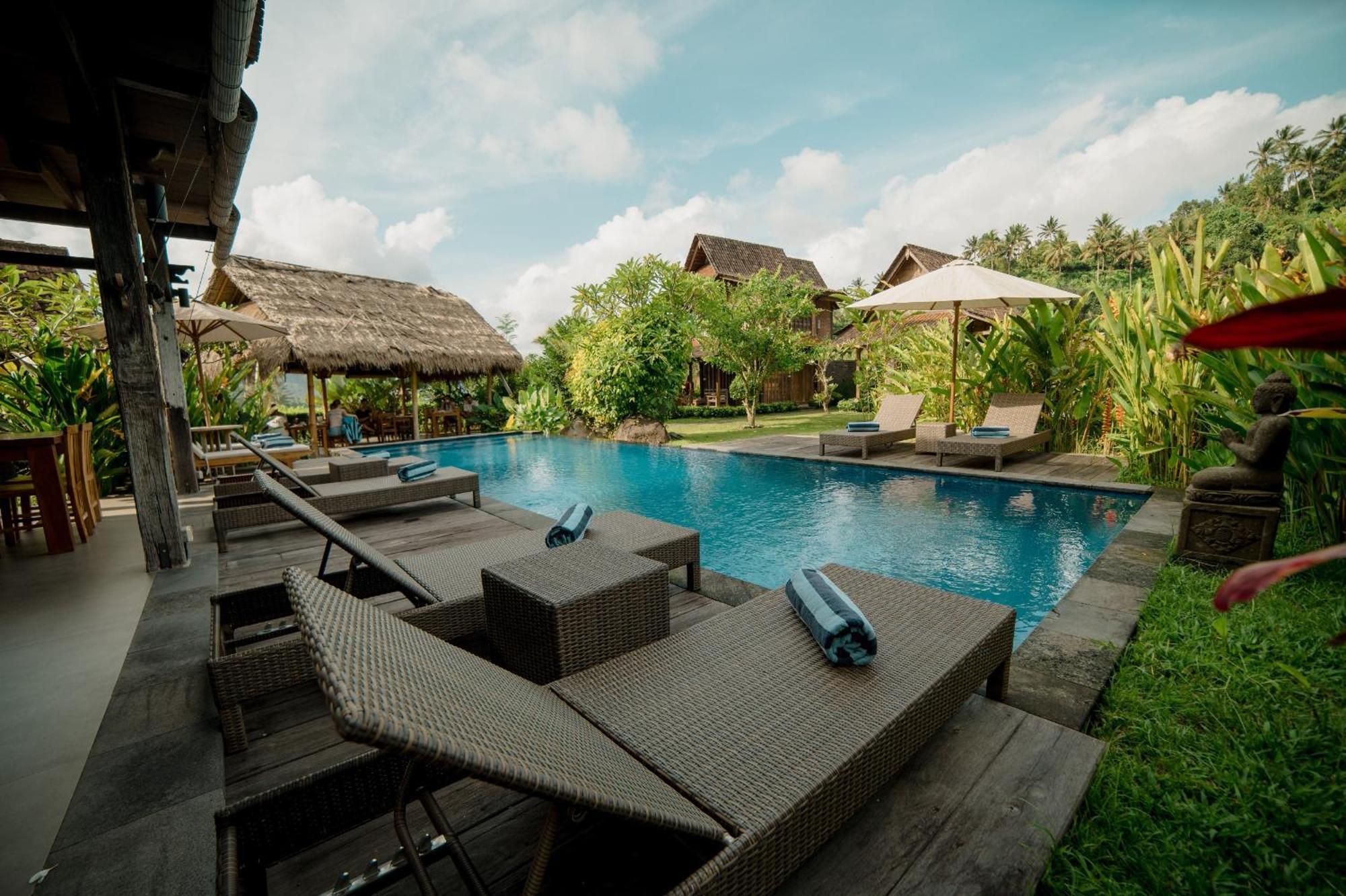 Kubu Sakian Villa And Restaurant Sidemen Silebeng Dış mekan fotoğraf