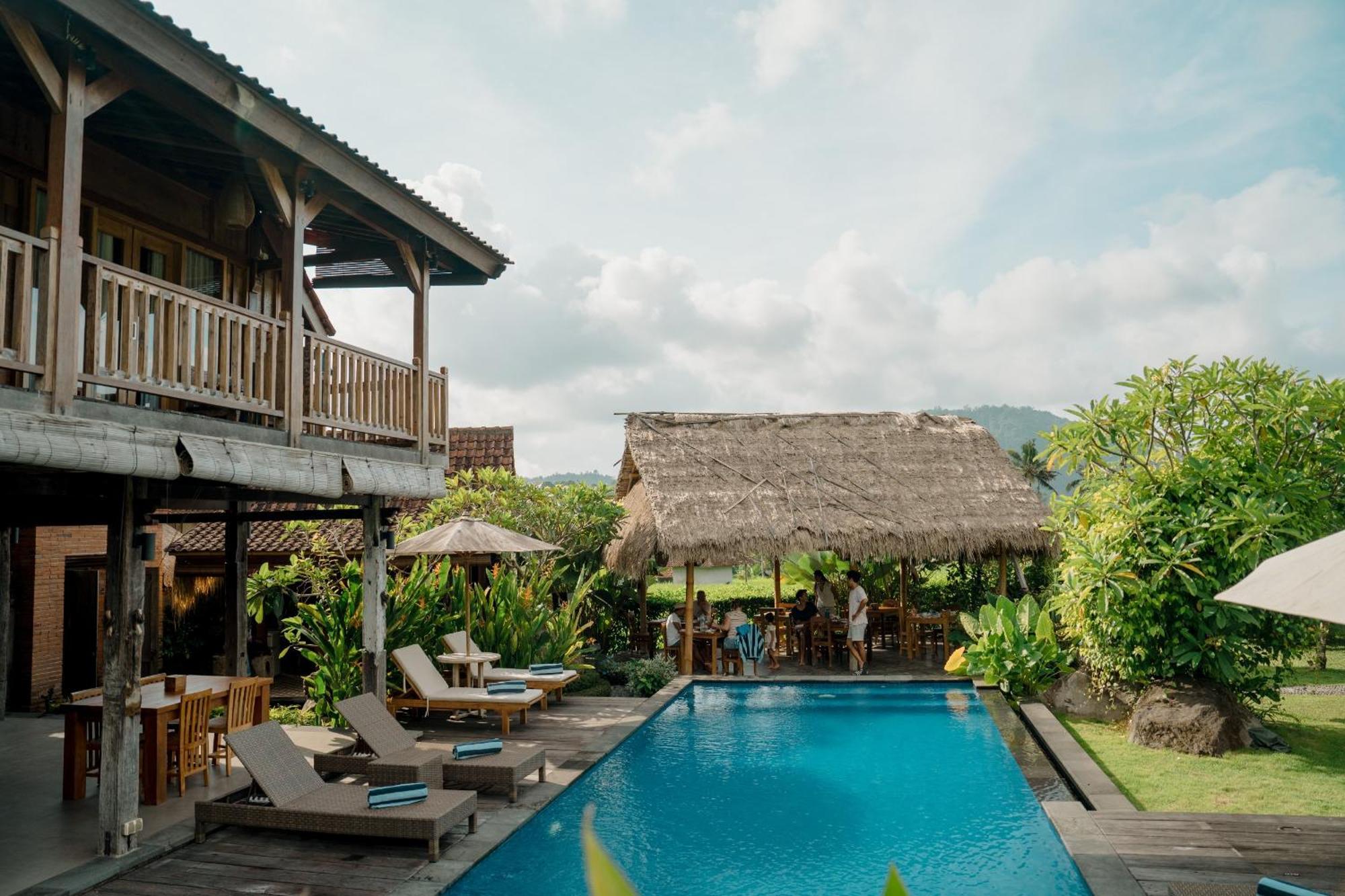 Kubu Sakian Villa And Restaurant Sidemen Silebeng Dış mekan fotoğraf