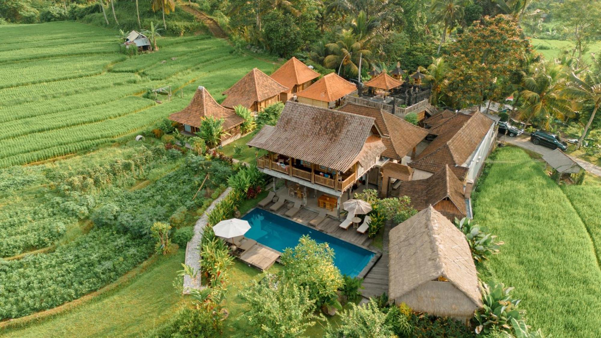Kubu Sakian Villa And Restaurant Sidemen Silebeng Dış mekan fotoğraf