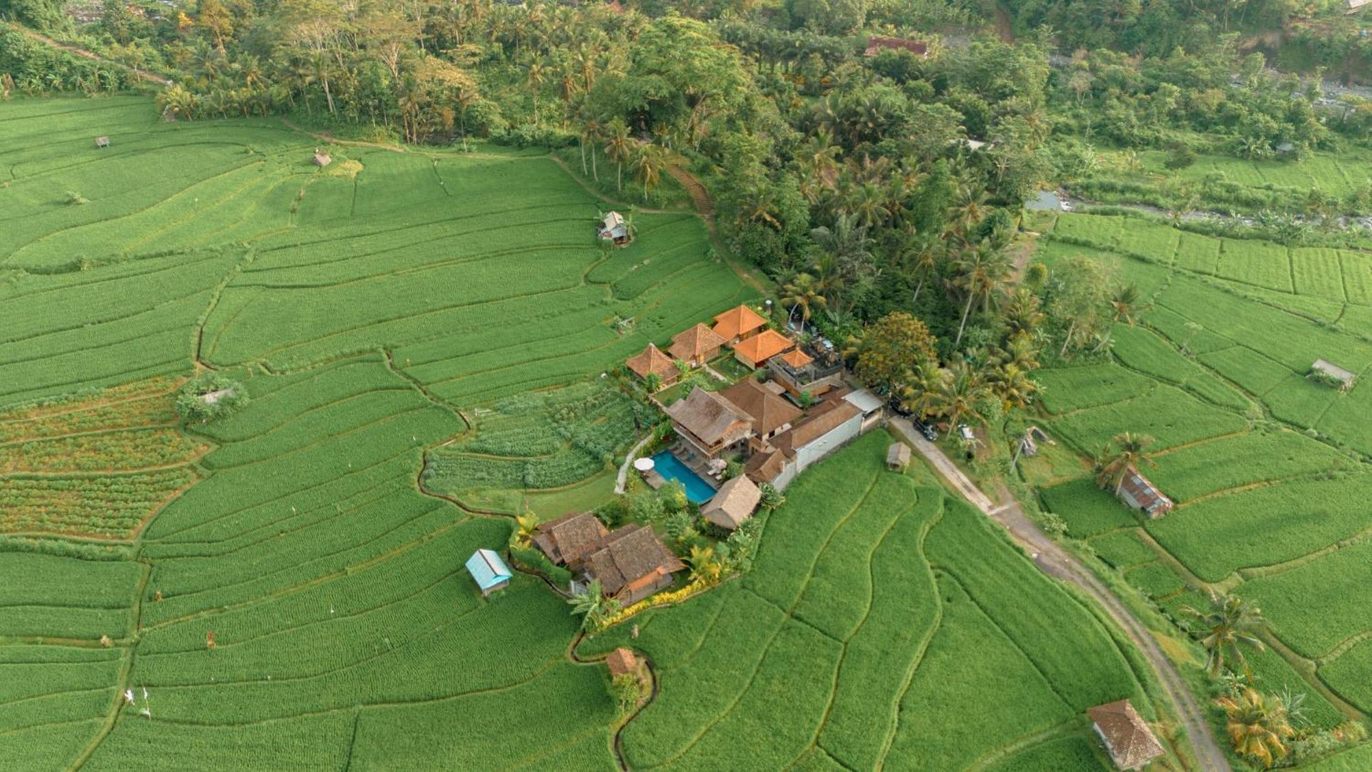 Kubu Sakian Villa And Restaurant Sidemen Silebeng Dış mekan fotoğraf