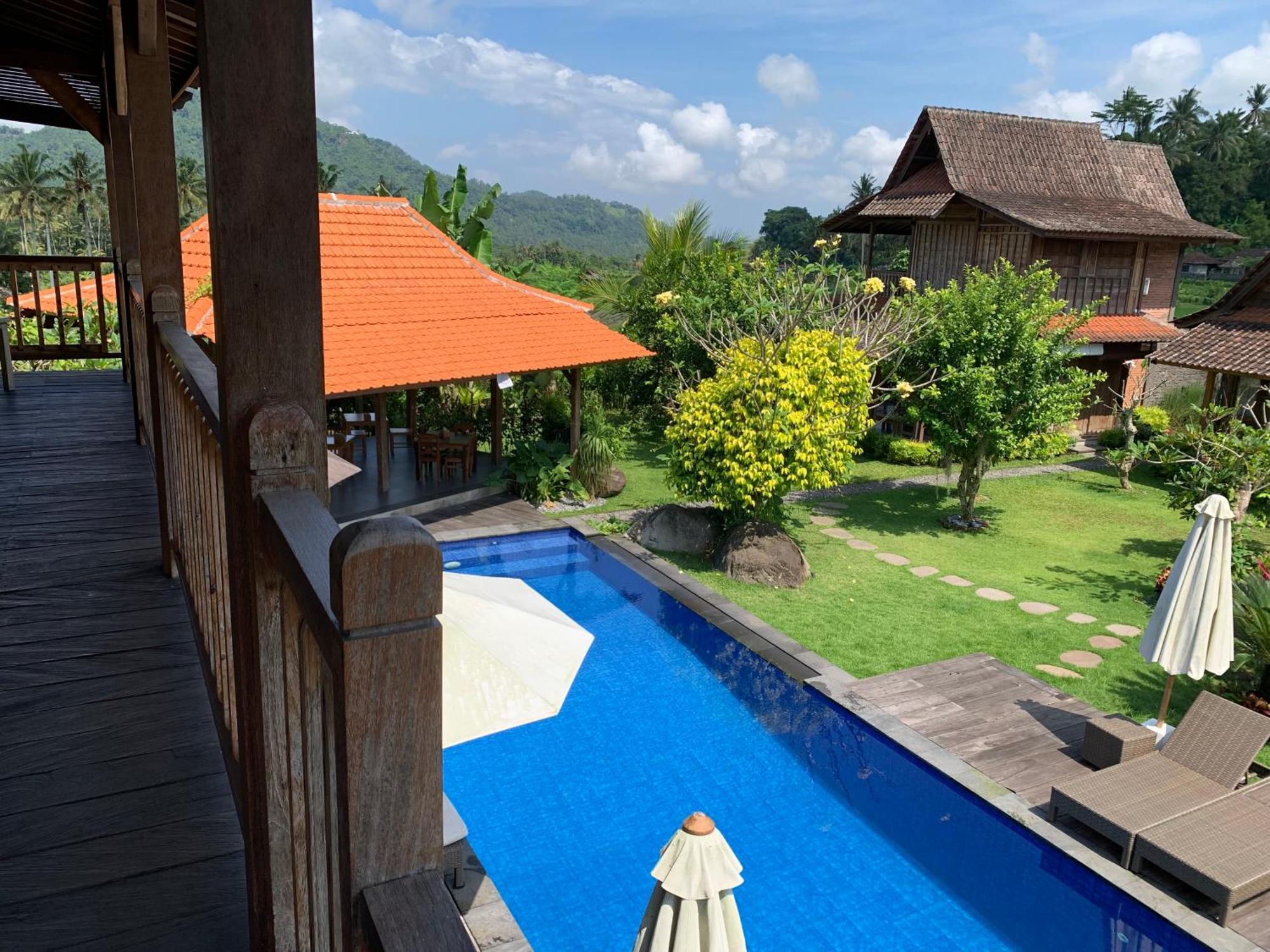 Kubu Sakian Villa And Restaurant Sidemen Silebeng Dış mekan fotoğraf